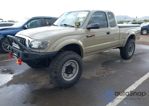 2003 Toyota Tacoma Base V6 из США, поврежденный, VIN 5TEWN72N03Z271559